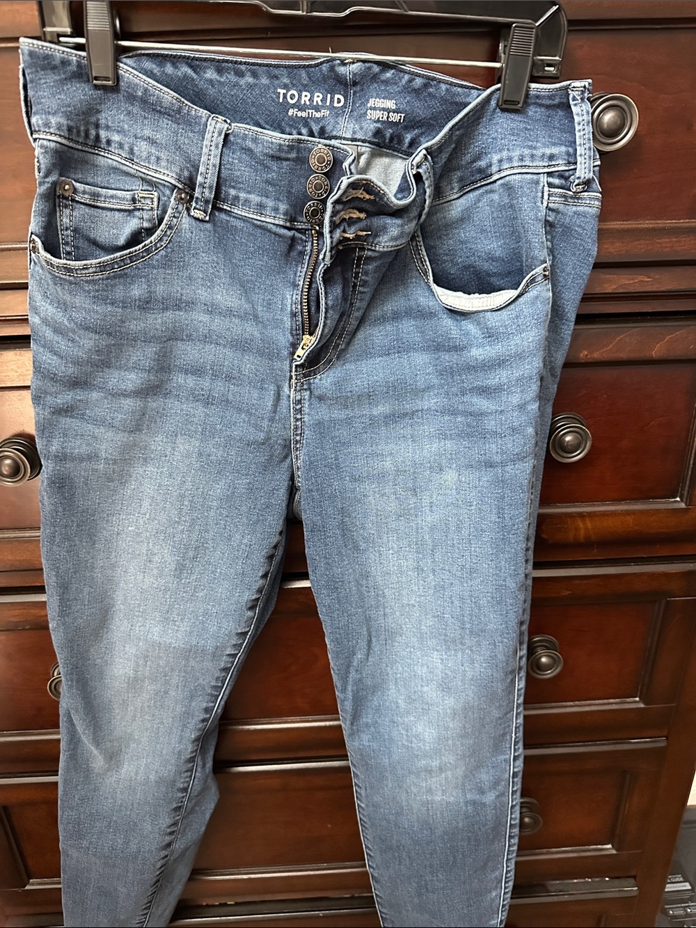 torrid Light Blue Super Soft Stretch Jeggings